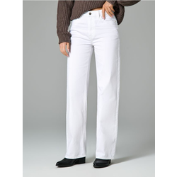 Sinsay - Wide leg farmerke - belo