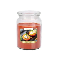eoshop Sveča v kozarcu PEČEN NA ŽARU BRESKEV dišeče 500g