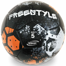 ACRAsport Freestyle Tire nogometna lopta, crna, 5