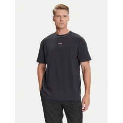 HUGO Majica Split Logo 50544185 Črna Relaxed Fit