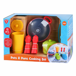 Playgo set za kuhanje z dodatki, 10 kos