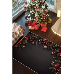 Conceptum Hypnose Tepih sa novogodišnjim motivima Chr_17, Pravougaoni, 100 x 180 cm, Šareni