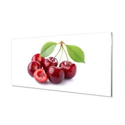 tulup.si Slika na steklu Češnje 100x50 cm 2 obešalnika