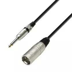 ADAM HALL K3MMP0600 KABEL XLRM JACK MONO 6M