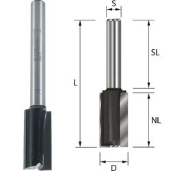 ENT utorni rezkar HW, 14 x 30 mm, l 90 mm