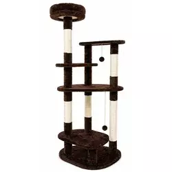 Farmcompany Grebalica za mače G-GRA211, 60x60x136 cm, Braon