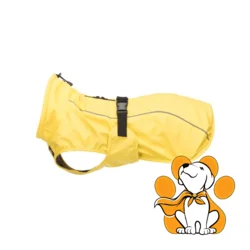 Trixie Vimy Raincoat Yellow M 45cm, Reflektivni Mantil Za Kišu Za Pse