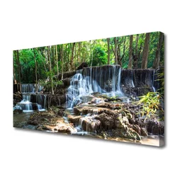 tulup.si Slika na platnu Forest slap narava 100x50 cm