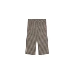 Bershka Hlače rjava / svetlo rjava / črna