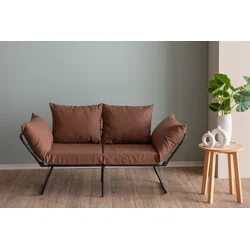 Atelier del Sofa Dvosed na razvlačenje Viper 2, Svetlobraon