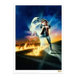 Back to the Future art print plakat prvog filma, A3