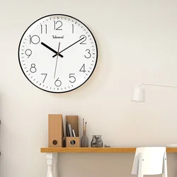 Telesonic Zidni sat, 35 cm, Crni