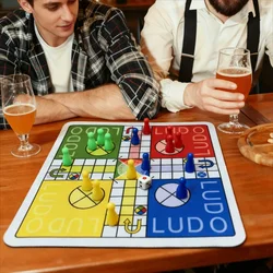 KJB Družabna igra Ludo s figurami in kocko