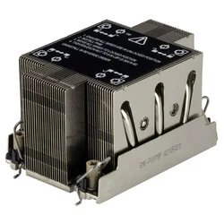 Supermicro SNK-P0078P computer cooling component Processor Heatsink Black, Stainless steel (SNK-P0078P)