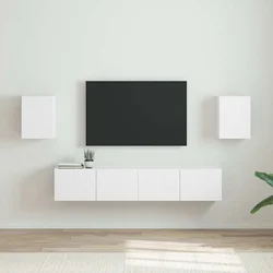 TV zidni ormar 2 pcs Bijelo 30 x 31 x 40 cm Konstruirano drvo