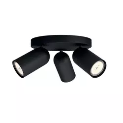 Lampa Philips Pongee Spot 3 x 10 W GU10 - Crna