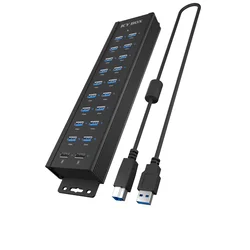 IcyBox IB-HUB1720-U3 20 v 1 portni USB hub