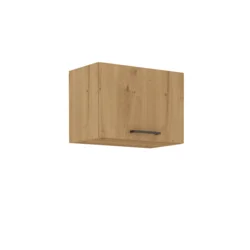 eoshop Zgornja omara, črna mat/hrast obrtnik, Monroe 50 GU-36 1F