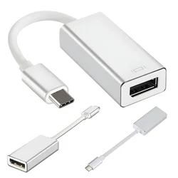 Adapter USB 3.1 tipa C na DP DisplayPort, pretvornik USB-C, adapter USB-C