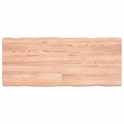 Stolna ploča svjetlosmeđa 120x50x(2-6) cm obrađena hrastovina