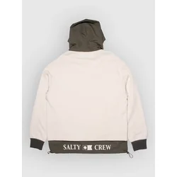 Salty Crew Maris Tech Fleece moški pulover s kapuco birch