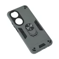 Maska za Honor X7b Hard Ring, Tamnosiva