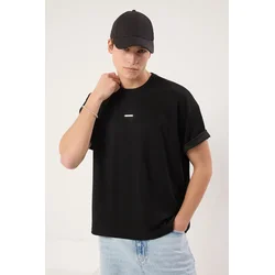 Trendyol Muška majica TMNSS25TS00105, Crna