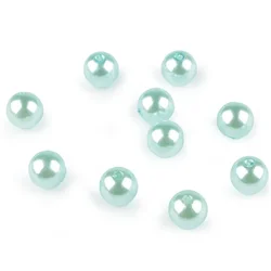 Plastične voščene kroglice / biseri Glance O10 mm - F18 meta (500 g)