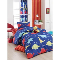 Hanah home Komplet posteljine Dinazorus, 160x220cm, Teget