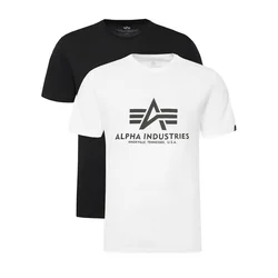 Alpha Industries Komplet t-shirt majic? Basic 106524 Bela Regular Fit