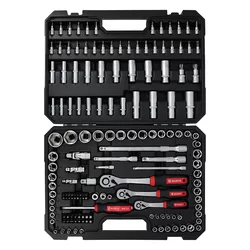 WURTH Red Stripe Set nasadnih ključeva 154 kom, šestougaoni, 1/4, 1/2 i 3/8