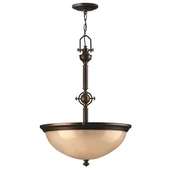Hinkley HK-MAYFLOWER-P-C - Luster na lancu MAYFLOWER 3xE27/60W/230V
