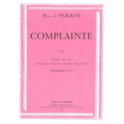 PERRIN-COMPLAINTE SAX ALTO