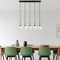 Opviq Luster Orbital-15-14021, 80x15x115cm, IP20, Crno-beli
