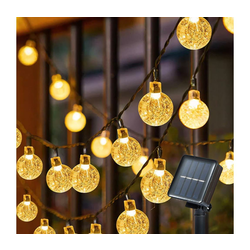 Brilagi - LED solarni dekorativni niz BUBBLE 200xLED / 8 funkcija, 20 m, IP65, topla bela