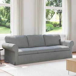Sofa Svijetlo siva 245 x 82 x 80 cm tkanina