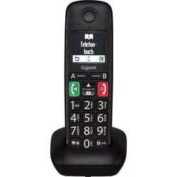 Gigaset E290HX DECT telefon, črn