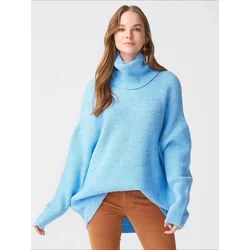 Dilvin Pulover Pullover svetlo modra