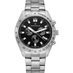 Claude Bernard 10247-3M-NIN Mens Watch ST50 Chronograph 44mm 5ATM