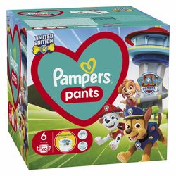 Pampers pants pelene Paw Patrol GPP S6 15kg+ 60kom