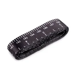 Satenast krojaški meter - črn