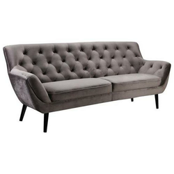 CHESTERFIELD SOFA tekstil siva, crna