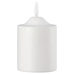 SMALOM LED top sveća, na baterije bela, 9 cm