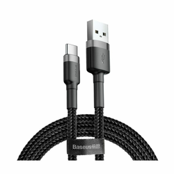BASEUS CAFULE TYPE-C CABLE 50CM GREY/BLACK