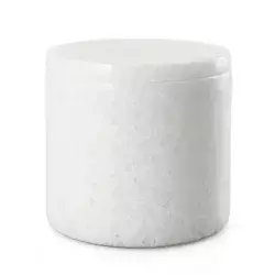 shumee Q-BATH PREMIUM DECOR 1532 posoda za kozmetiko iz belega marmorja