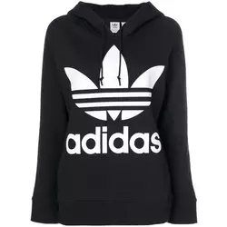 Adidas - Adidas Originals Trefoil hoodie - women - Black