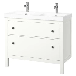 HEMNES / ORRSJÖN Post.umiv. s fiokama/umiv/slavinama, bela, 102x49x89 cm
