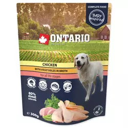 Ontario Dog - piščanec in zelenjava v juhi, 300g 300 g