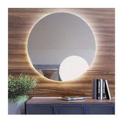 Baltica Design - LED kupatilsko ogledalo sa pozadinskim osvetljenjem BRIGHT 15W/230V 4500K prečnik 90 cm IP65