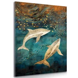 Slika kiti v čarobnem oceanu - 60x90